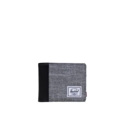 Herschel Hank RFID Wallet - Raven Crosshatch, Secure Card Protection