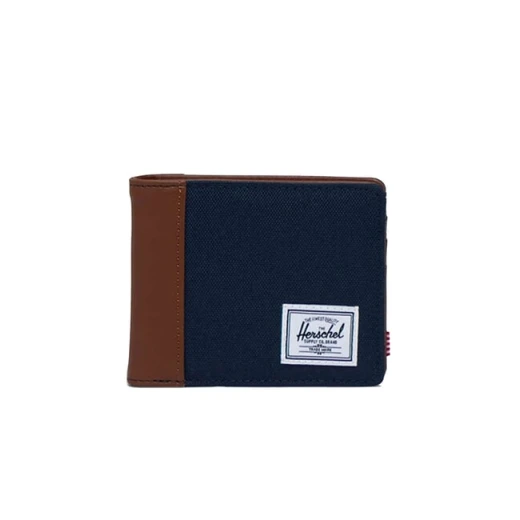 Herschel Hank 4cc Wallet Navy/Tan - Men's Wallets Herschel Hank 4cc Wallet Navy/Tan - Men's Wallets