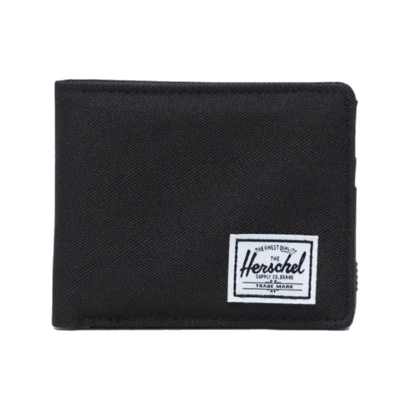 Herschel Roy Black Wallet - Multiple Card Slots - Herschel