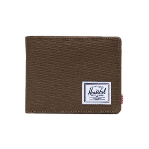 Herschel Roy Wallet Dark Earth - Folded Wallet with Card Slots Herschel Roy Wallet Dark Earth - Folded Wallet with Card Slots