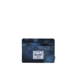 Herschel Charlie RFID Wallet - Floral Mist (Navy)
