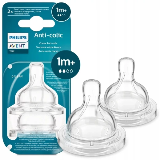 Philips Avent Anti Colic Baby Bottle Set Includes 2 Bottles With Flow 2 Nipples Specifically Designed to Reduce Colic and Discomfort for Infants 0+ Months BPA Free Philips Avent Anti Colic Baby Bottle Set Includes 2 Bottles With Flow 2 Nipples Specifically Designed to Reduce Colic and Discomfort for Infants 0+ Months BPA Free