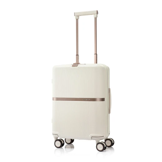 Samsonite Minter Spinner 55/20 Ivory Lightweight Carry On Luggage Samsonite Minter Spinner 55/20 Ivory Lightweight Carry On Luggage