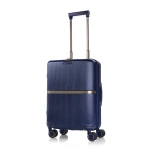 Samsonite Minter Spinner 55/20 Navy Carry On Luggage 33L with Integrated TSA Lock and Durable Construction Perfect for Weekend Getaways and Business Trips, Lightweight Design - Samsonite