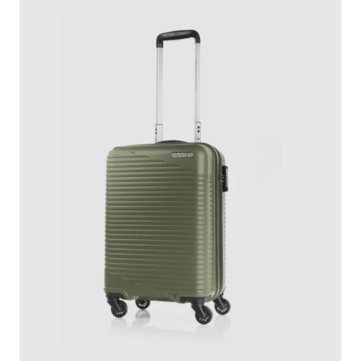 American Tourister Sky Park Hard Shell Spinner Trolley Bag 55 cm Black Travel Luggage American Tourister Sky Park Hard Shell Spinner Trolley Bag 55 cm Black Travel Luggage