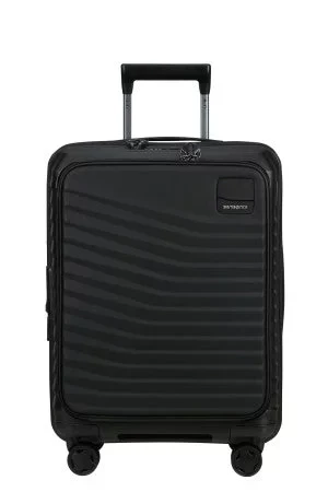Samsonite Intuo 55cm 4-Wheel Expandable Hardside Cabin Luggage with Laptop Sleeve Black Samsonite Intuo 55cm 4-Wheel Expandable Hardside Cabin Luggage with Laptop Sleeve Black