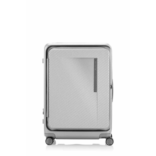 Samsonite Zipprix FT 25 Inch Expandable Spinner Suitcase Silver, Navy, Gun Metal - Samsonite - Image 3