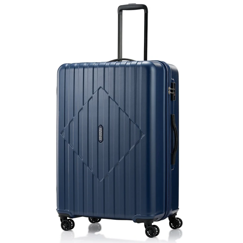 American Tourister Skytrac 79cm Navy Blue ABS Hardcase Luggage - American Tourister