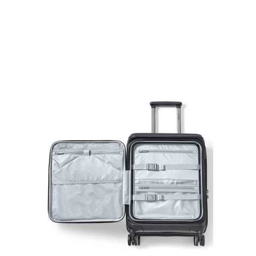 Samsonite Paralux HS Spinner 55cm Carry On Luggage Black with 4 Spinner Wheels and Integrated TSA Lock for Travel - Samsonite - Image 3