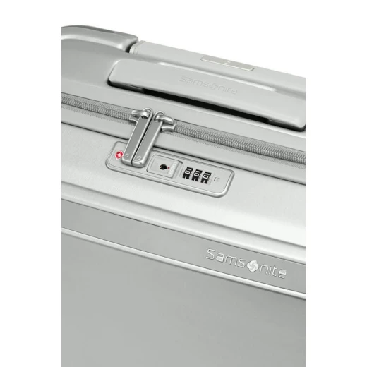 Samsonite EVOA Z Spinner 55cm Silver Lightweight Carry On Luggage - Samsonite - Image 8