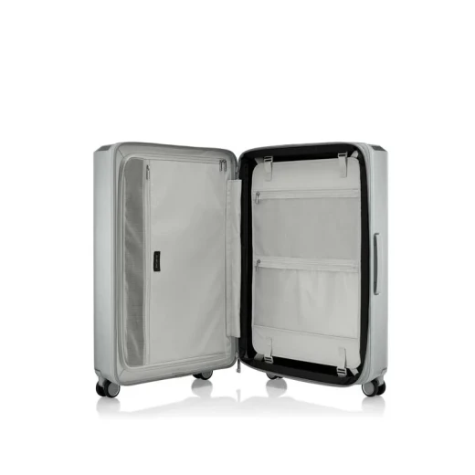 Samsonite EVOA Z Spinner 75/28 EXP Large Silver Hardside Expandable Luggage with Aero-Trac Wheels and TSA Lock - Samsonite - Image 4