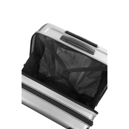 Samsonite Evoa Rolling Tote 44cm Brushed Silver, Lightweight Carry-On Luggage - Samsonite - Image 2
