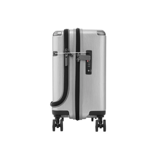 Samsonite Evoa Rolling Tote 44cm Brushed Silver, Lightweight Carry-On Luggage - Samsonite - Image 3