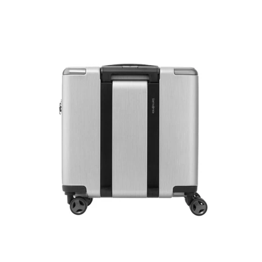 Samsonite Evoa Rolling Tote 44cm Brushed Silver, Lightweight Carry-On Luggage - Samsonite - Image 4