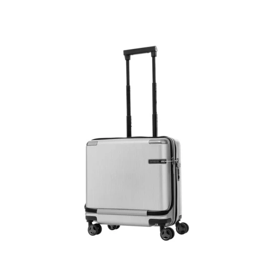 Samsonite Evoa Rolling Tote 44cm Brushed Silver, Lightweight Carry-On Luggage - Samsonite - Image 6