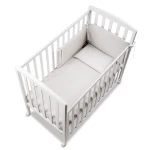 Italbaby Q.lletto Polka Dot Baby Bed Solid Beech Wood 59x116x100cm - Italbaby