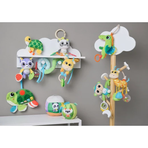 Chicco Mrs. Giraffe Rattle Toy for Babies, Soft Plush, Sensory Development, Colorful - Chicco - Image 2