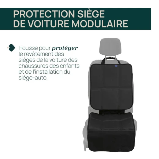 Chicco Car Seat Protector Mat Black Universal Fit for Baby and Child Car Seats - Chicco - Image 3