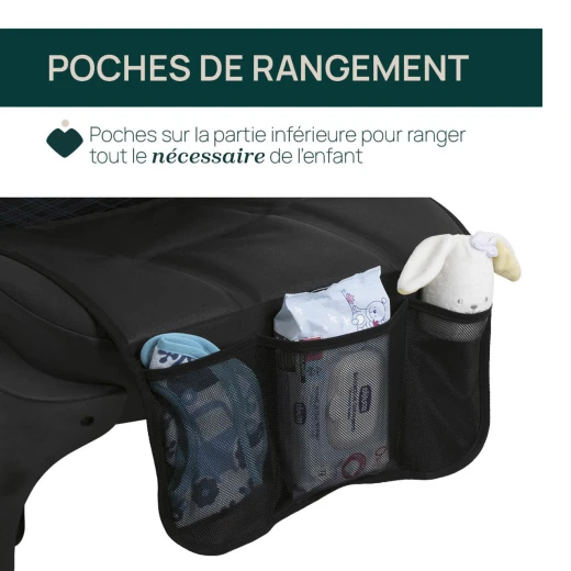 Chicco Car Seat Protector Mat Black Universal Fit for Baby and Child Car Seats - Chicco - Image 6