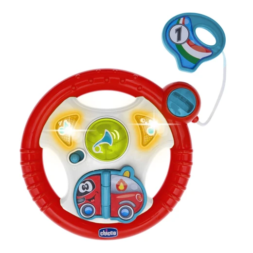 Chicco Baby Driver Toy Car Steering Wheel with Realistic Sounds and Velcro Fastening Chicco Baby Driver Toy Car Steering Wheel with Realistic Sounds and Velcro Fastening