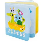 Chicco 123 Bath Book for Babies, Interactive Learning Toy, Water-Activated Colors - Chicco