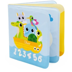 Chicco 123 Bath Book for Babies, Interactive Learning Toy, Water-Activated Colors