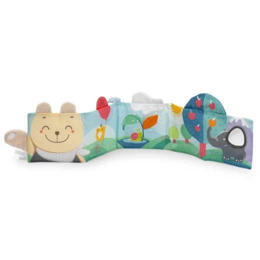 Chicco Soft Sensory Book 0M+ Black and White Interactive Baby Toy for Visual Stimulation and Early Development Featuring Crinkle Sounds and Different Textures Perfect for Newborns - Chicco - Image 3