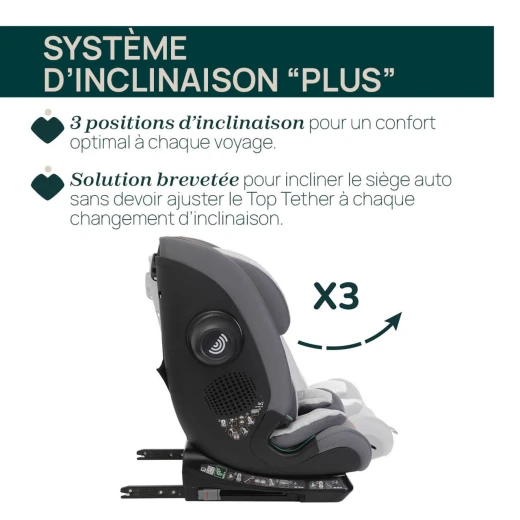 Chicco Seat&Go i-Size Car Seat Glam Grey 76-150cm, 15 Months to 12 Years - Chicco - Image 3