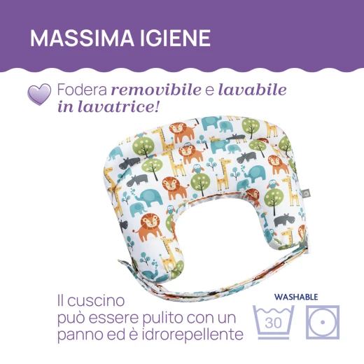 Chicco Boppy Deluxe Nursing Pillow Hello Baby Ergonomic Support for Breastfeeding - Chicco - Image 6