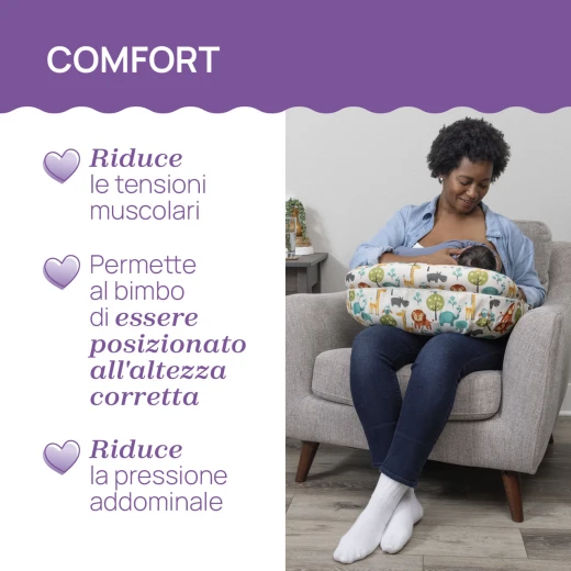 Chicco Boppy Deluxe Nursing Pillow Hello Baby Ergonomic Support for Breastfeeding - Chicco - Image 7