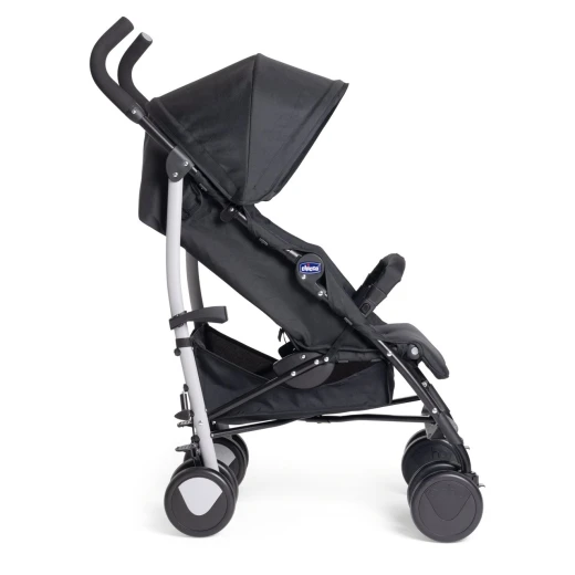 Chicco Echo Lite Stroller Lightweight Compact Foldable Black 0-22kg - Chicco - Image 2