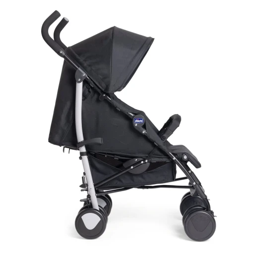 Chicco Echo Lite Stroller Lightweight Compact Foldable Black 0-22kg - Chicco - Image 3