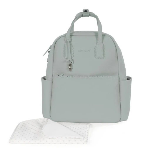 Pasito a Pasito Icon Green Diaper Backpack, Large Capacity, Multiple Compartments, Insulated Bottle Pockets, Changing Pad Included, 15 Inch Laptop Sleeve, Unisex Design Pasito a Pasito Icon Green Diaper Backpack, Large Capacity, Multiple Compartments, Insulated Bottle Pockets, Changing Pad Included, 15 Inch Laptop Sleeve, Unisex Design