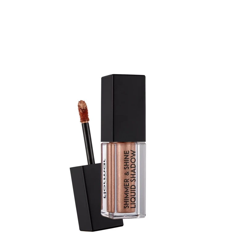 Flormar Shimmer and Shine Liquid Eyeshadow in Sunset Look for Glamorous Eyes, 4.5 ml – Long-Lasting, Easy to Apply, and Adds a Dazzling Sparkle to Any Eye Makeup Look - Flormar