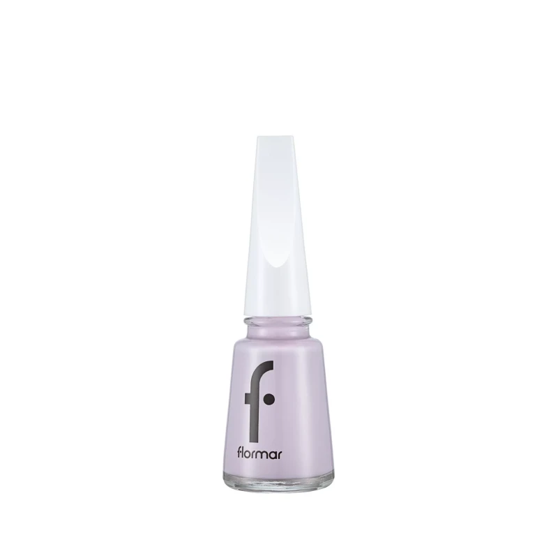 Flormar Nail Enamel High Pigment & Glossy Finish Nail Polish 11ml in Lavender Love Shade Perfect for Manicures & Pedicures Long Lasting Formula - Flormar