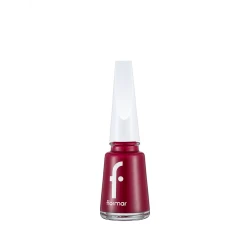 Flormar Nail Enamel High Pigment & Glossy Finish Nail Polish Blackstar Red 11ml Long Lasting Chip Resistant Professional Quality Manicure Formula for Beautiful Nails 1 Application
