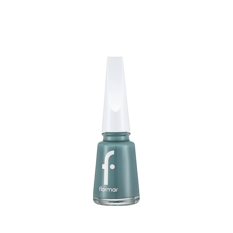 Flormar Nail Enamel Celadon Glaze 11ml High Pigment Glossy Finish Nail Polish Long Lasting Wear for Stunning Manicures Perfect for Any Occasion - Flormar