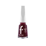 Flormar Quick Dry Nail Enamel Red Velvet QD22, Fast Drying, Shiny Finish, 11 ml