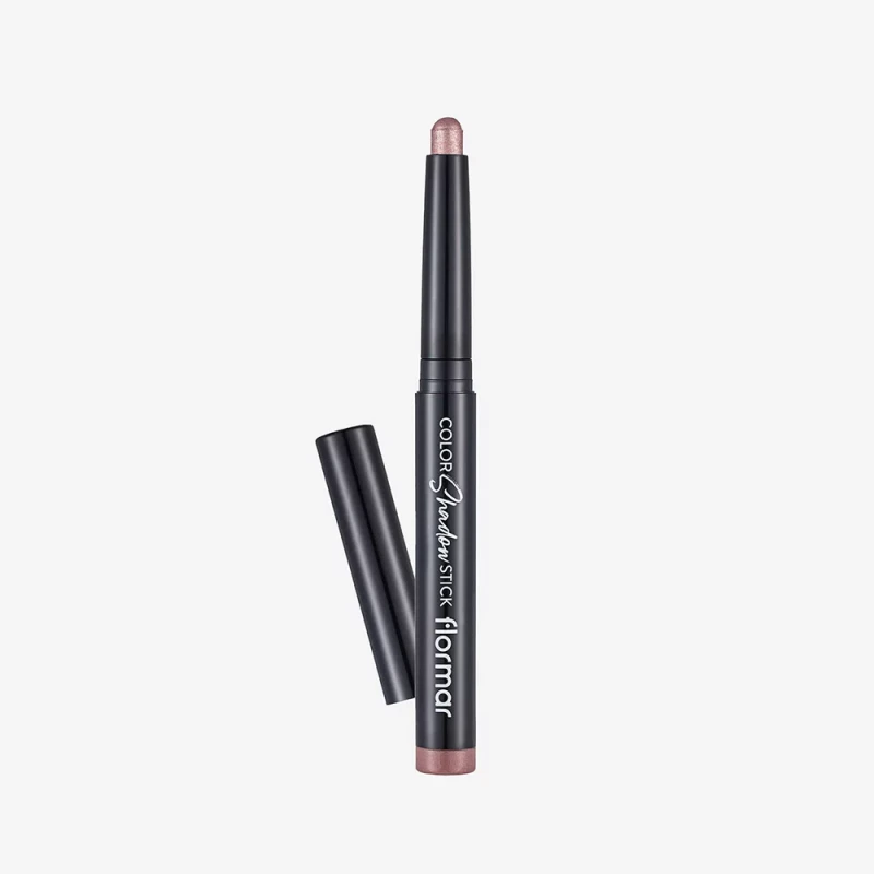 Flormar Color Shadow Stick ES 004 Rosy Nude Eyeshadow, Long-Lasting, Easy Application - Flormar