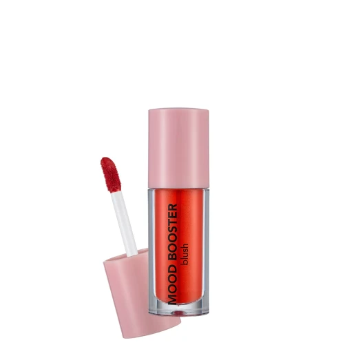 Flormar Mood Booster Liquid Blush 004 Feel The Red 4ml For Radiant Cheeks Long Lasting Color Application
