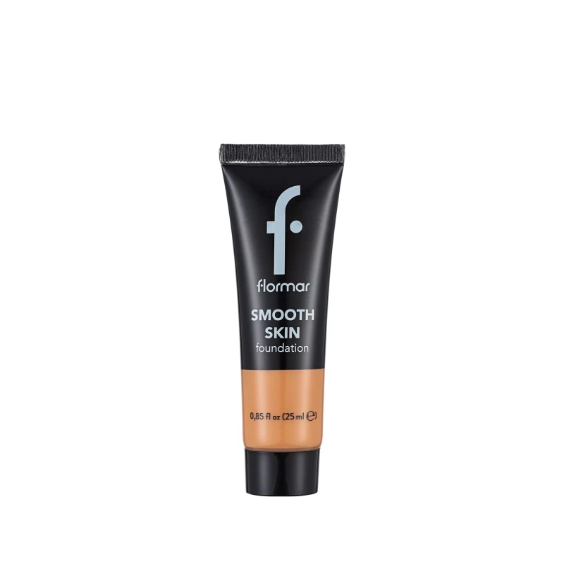 Flormar Smooth Skin Foundation Golden Neutral 007 25ml High Coverage Velvet Finish Long Lasting Natural Look Liquid Foundation for All Skin Types - Flormar