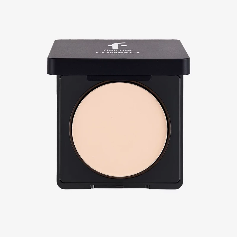 Flormar Compact Powder 097 Light Cream, Oil-Absorbing, Long-Lasting Face Makeup - Flormar
