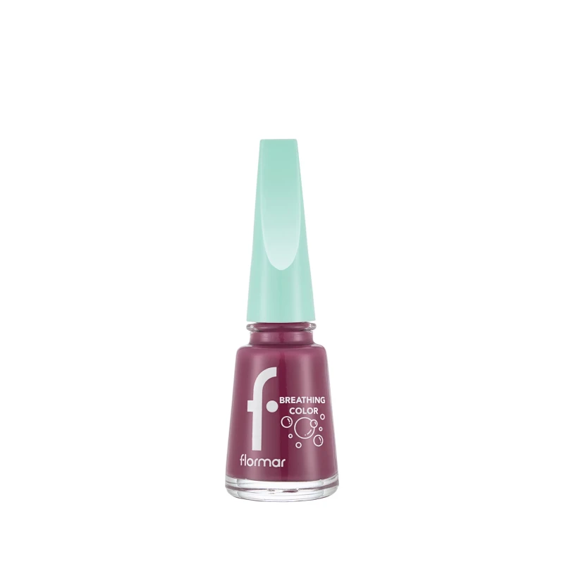 Flormar Breathing Color Nail Enamel 017 More Optimistic Shimmery Finish 11g - Flormar