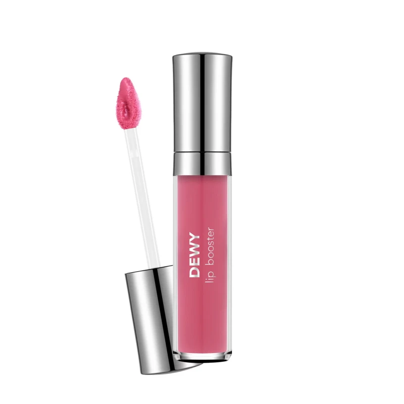 Flormar Dewy Lip Booster Lip Gloss Lollipop Pink Shade, 4.5 ml Tube, Hydrating and Plumping Formula for a Fuller Lip Appearance, Long Lasting Shine - Flormar