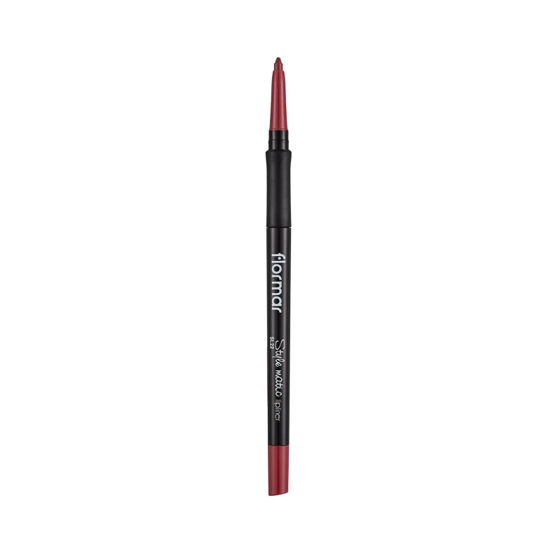 Flormar Stylematic Waterproof Long Lasting Matte Lip Liner Intense Rose