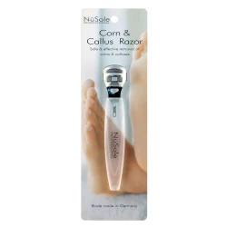 NuSole Professional Corn & Callus Razor with 10 Stainless Steel Blades, Safety Razor for Adults
