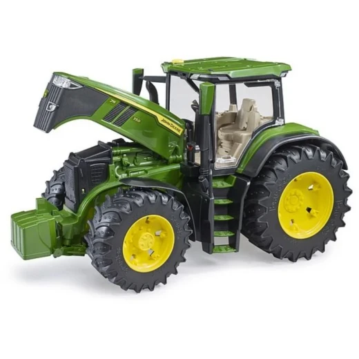 لعبة جرار برودر جون دير 7R 350 بغطاء محرك قابل للفتح - Image 2