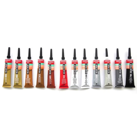 Amsterdam Relief Paint 20ml - 3D Effect for Art Projects Amsterdam Relief Paint 20ml - 3D Effect for Art Projects