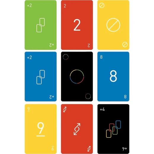 لعبة ورق UNO Minimalista من Warleson Oliviera - 108 ورقة للمرح العائلي - ماتيل - Image 5