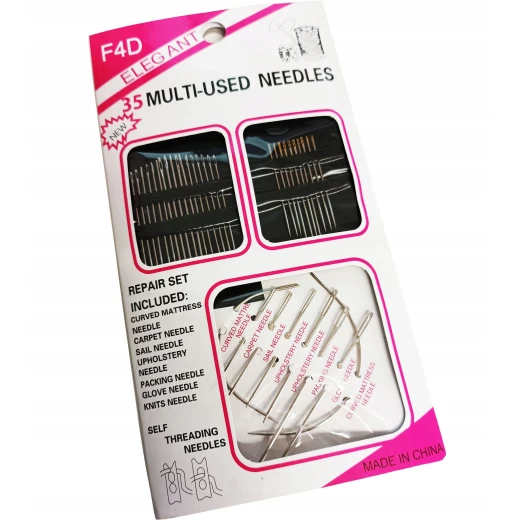 Sewing Needles Set 35 Pieces Self-Threading Sewing Needles Set 35 Pieces Self-Threading